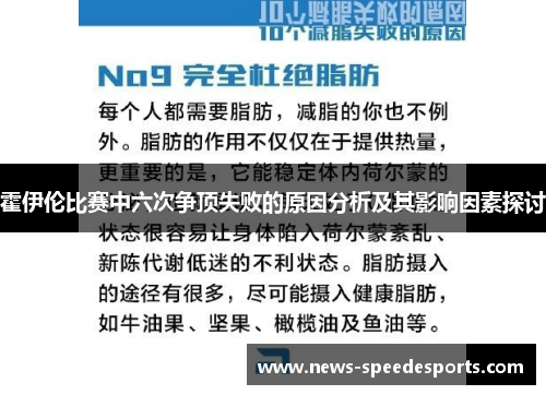 霍伊伦比赛中六次争顶失败的原因分析及其影响因素探讨
